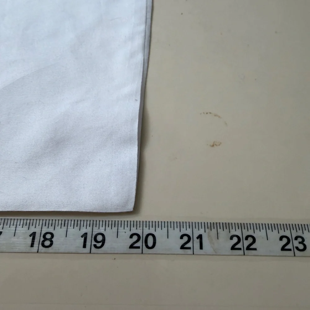 White Polyester Pillow Cover